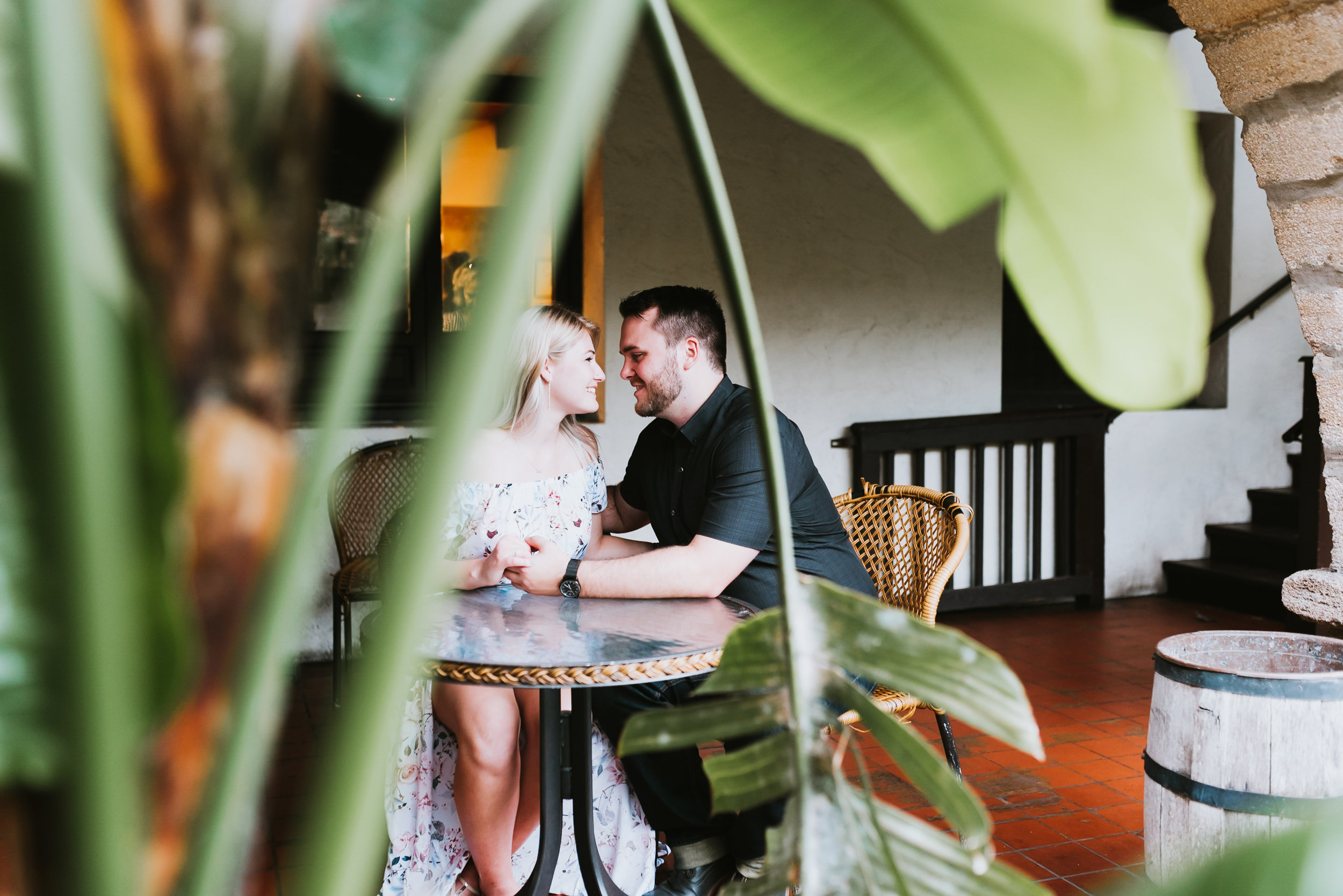 Tampa Florida Couples Photographer, Engagement Session in St. Augustine Florida, Engagement Location in Florida, Castillo de San Marcos, Florida Engagement Photographer, Tampa Florida Photographer
