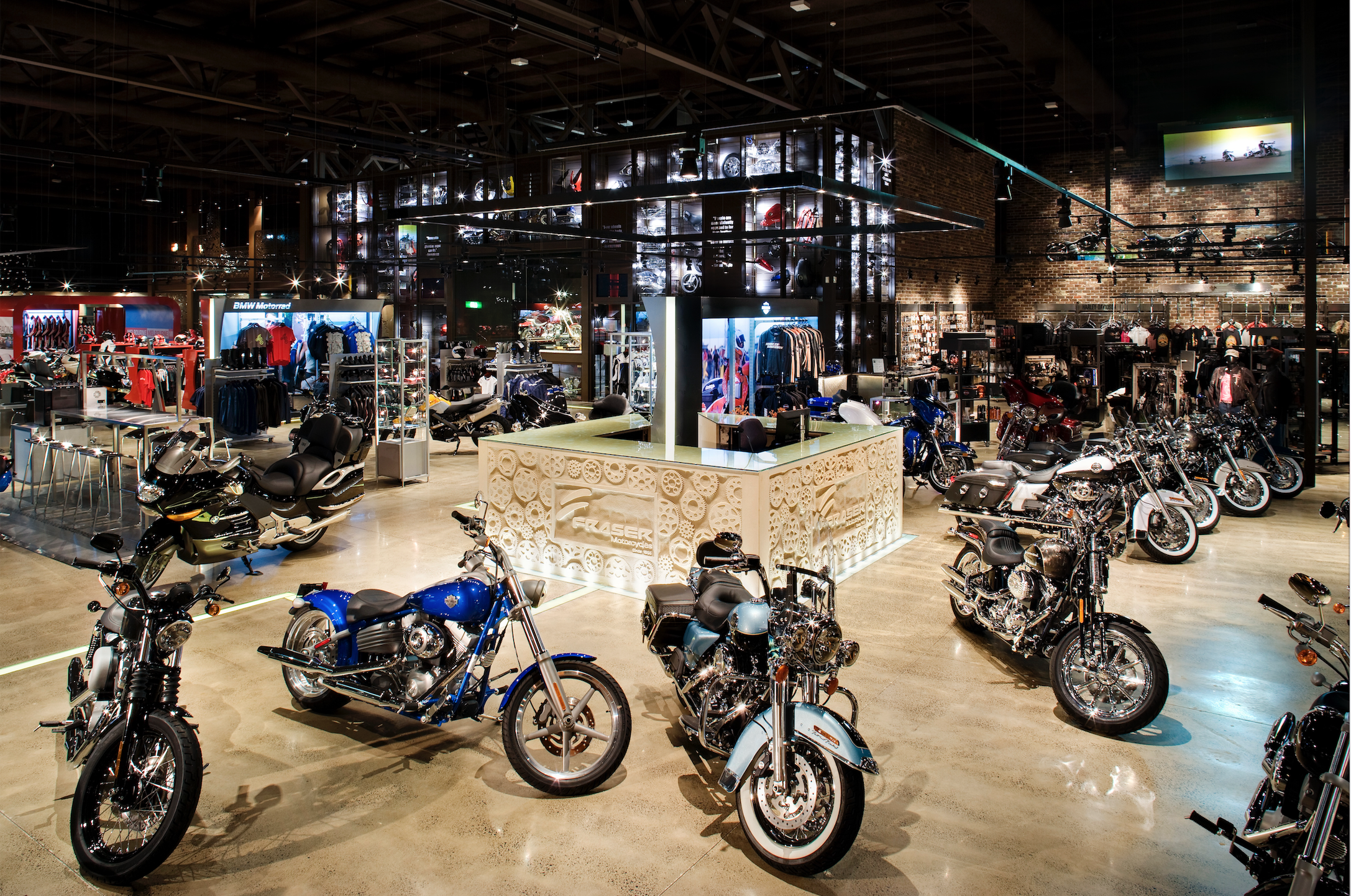 motorbike showrooms