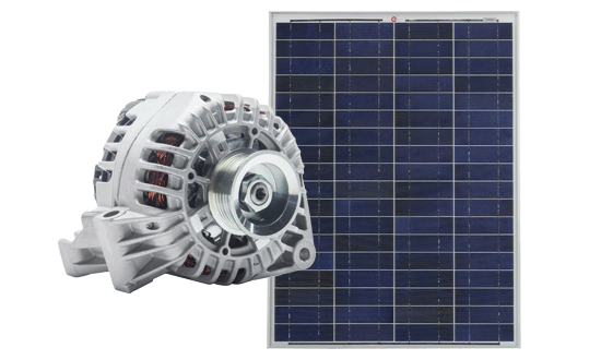 Dual Charging Modes / Dual Input Operation Simultaneous dual battery charging from both solar and alternator inputs