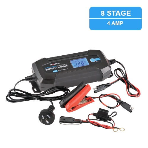 6/12V Automatic 4 Amp 8 Stage Battery Charger