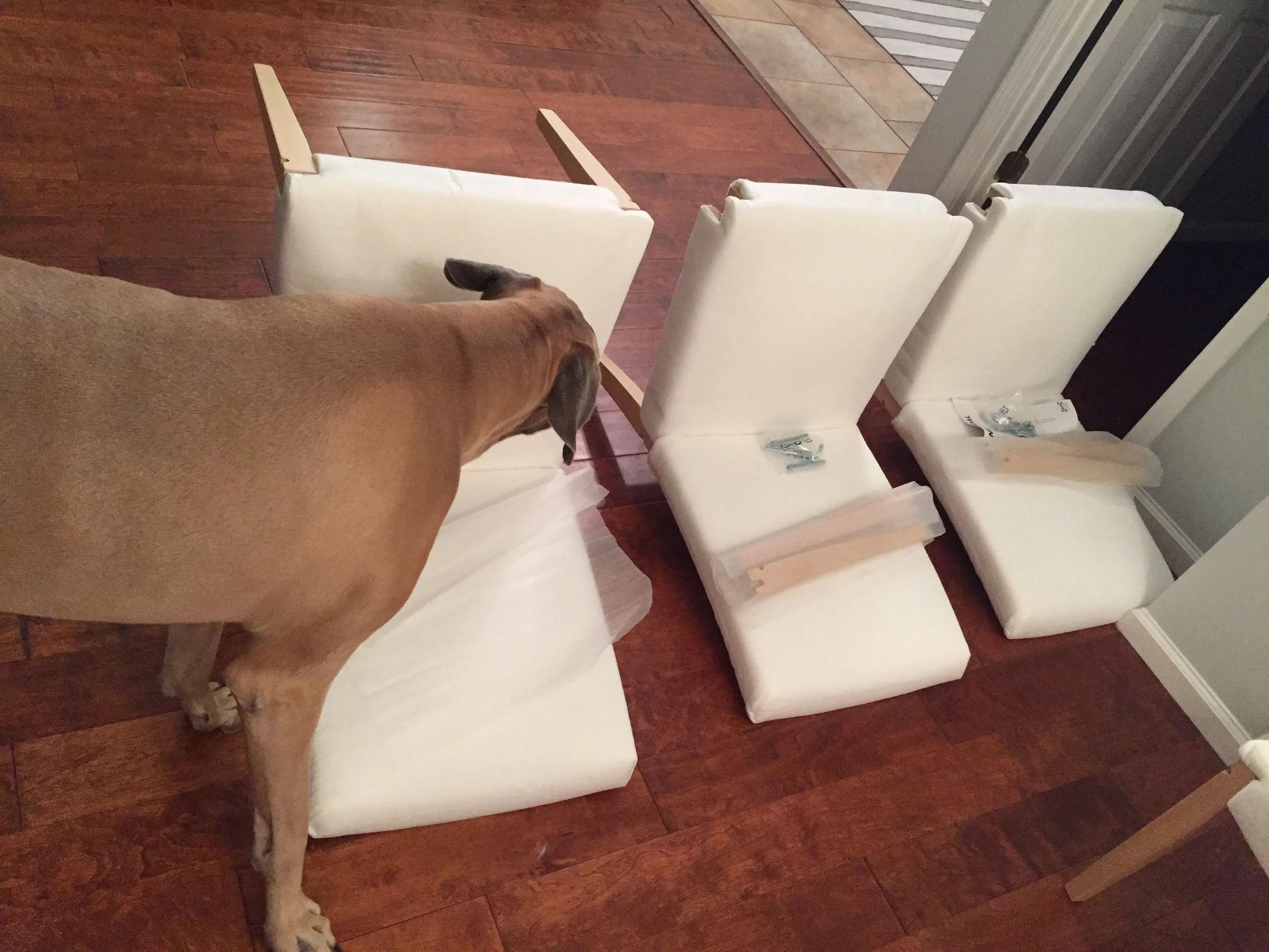 Why I Love My White Slipcovered Dining Chairs House Full Of