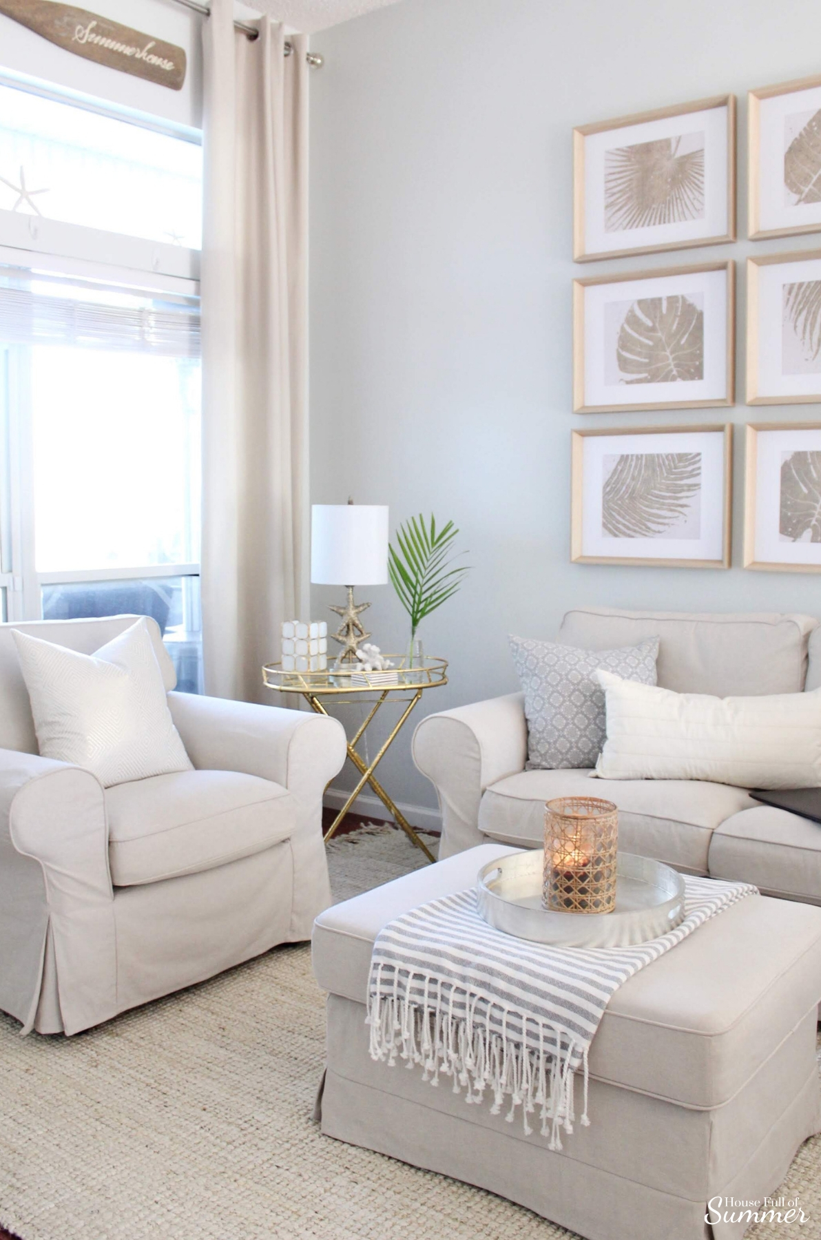Styling My Coastal Living Room for Winter — House Full of Summer