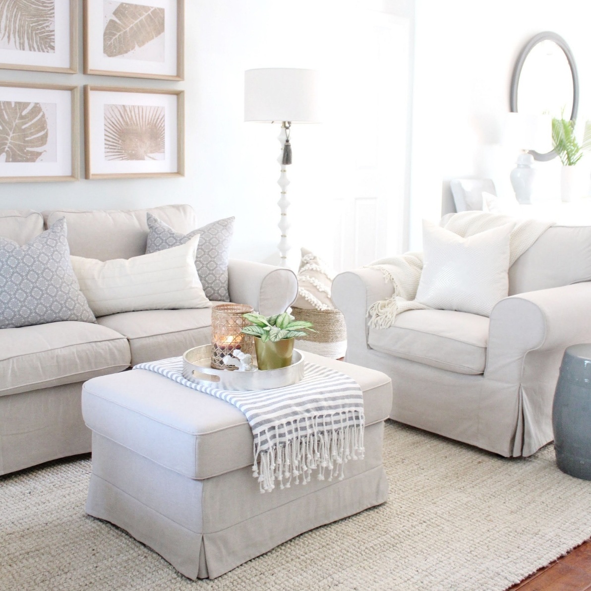 Styling My Coastal Living Room for Winter — House Full of Summer ...