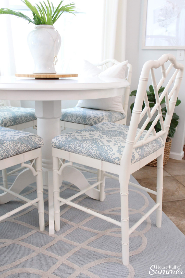Custom Upholstered Stools For The Breakfast Nook House Full Of Summer Coastal Home Lifestyle,Luxury Modern Dressing Table Designs Photos
