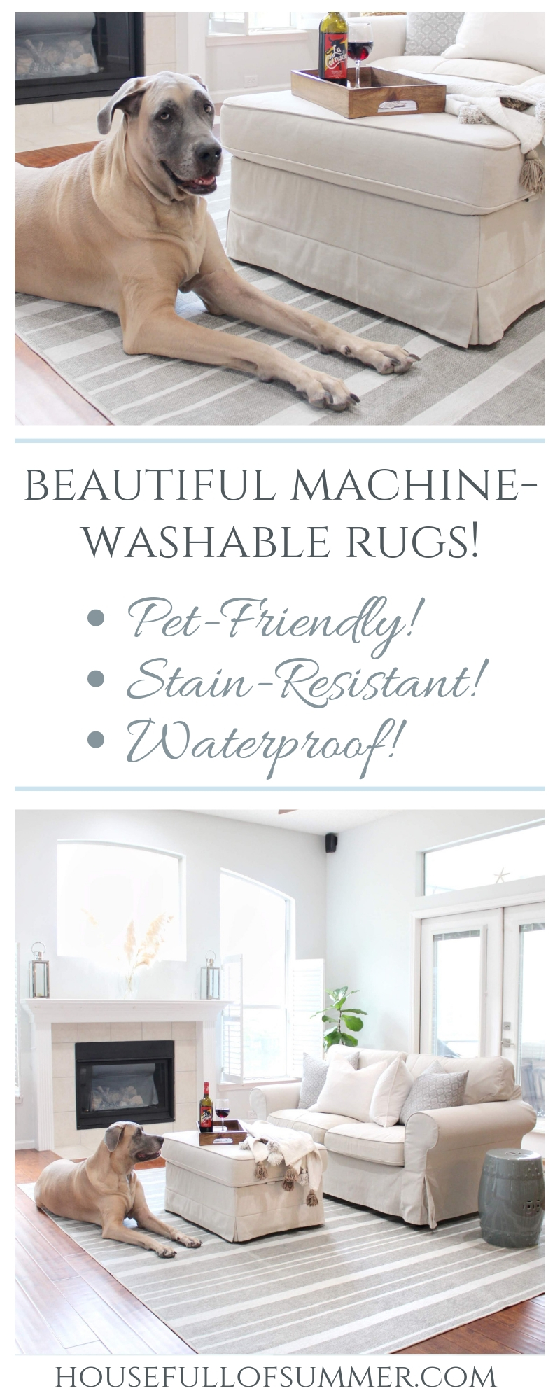 Beautiful Machine Washable Rugs!? Yep! — House Full of Summer