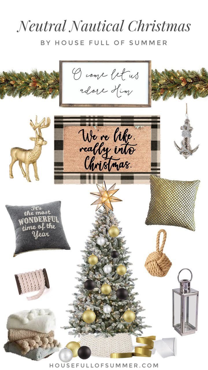 Christmas Decor Theme Ideas {and How to Easily Change Yours!} — House Full of Summer - Coastal Home & Lifestyle