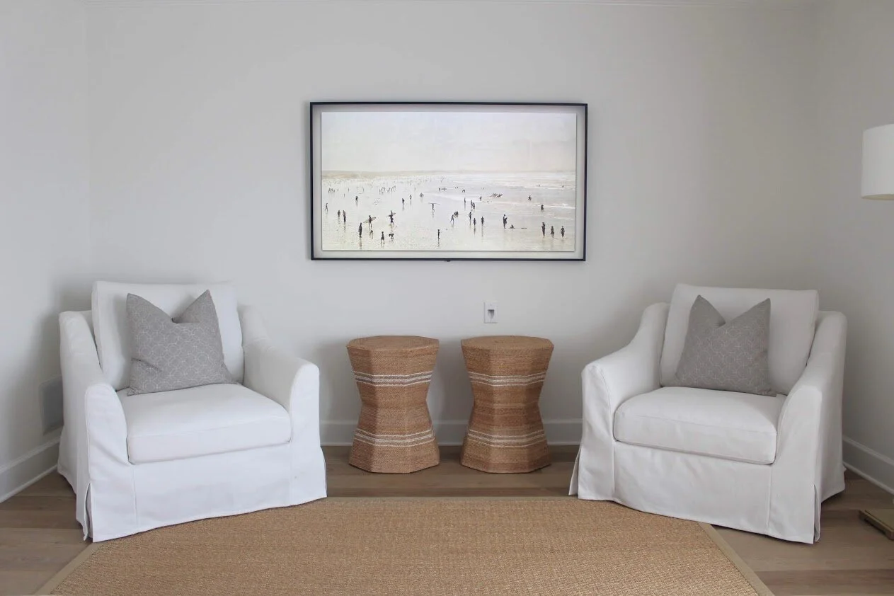 Making Our Small 1970's Living Room Feel Bigger {Before & After}