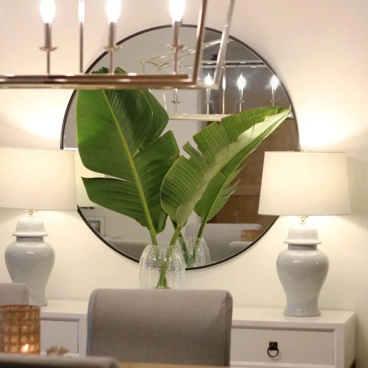 Refreshing Our Dining Room {and My Mood} With Fresh Fronds