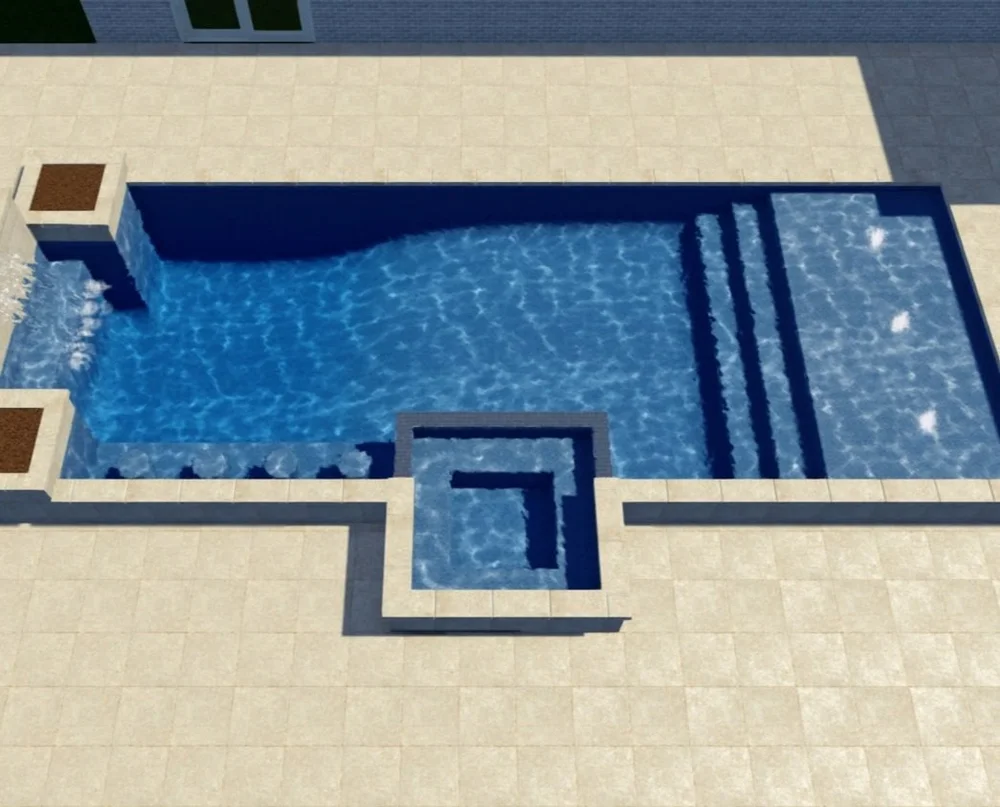 Modern Pool Design Plans — House Full of Summer - Coastal Home & Lifestyle