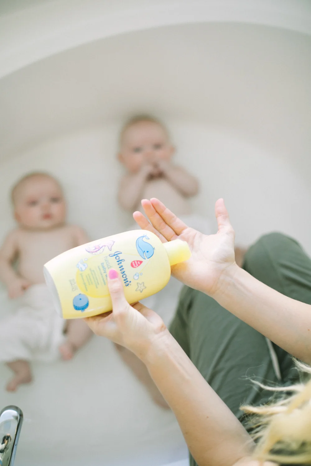 Bath Time Routine with Twins