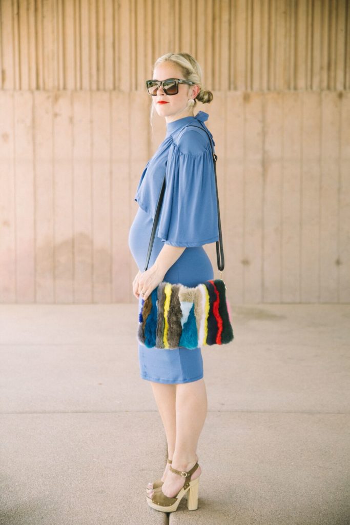 Maternity Ruffle Dress