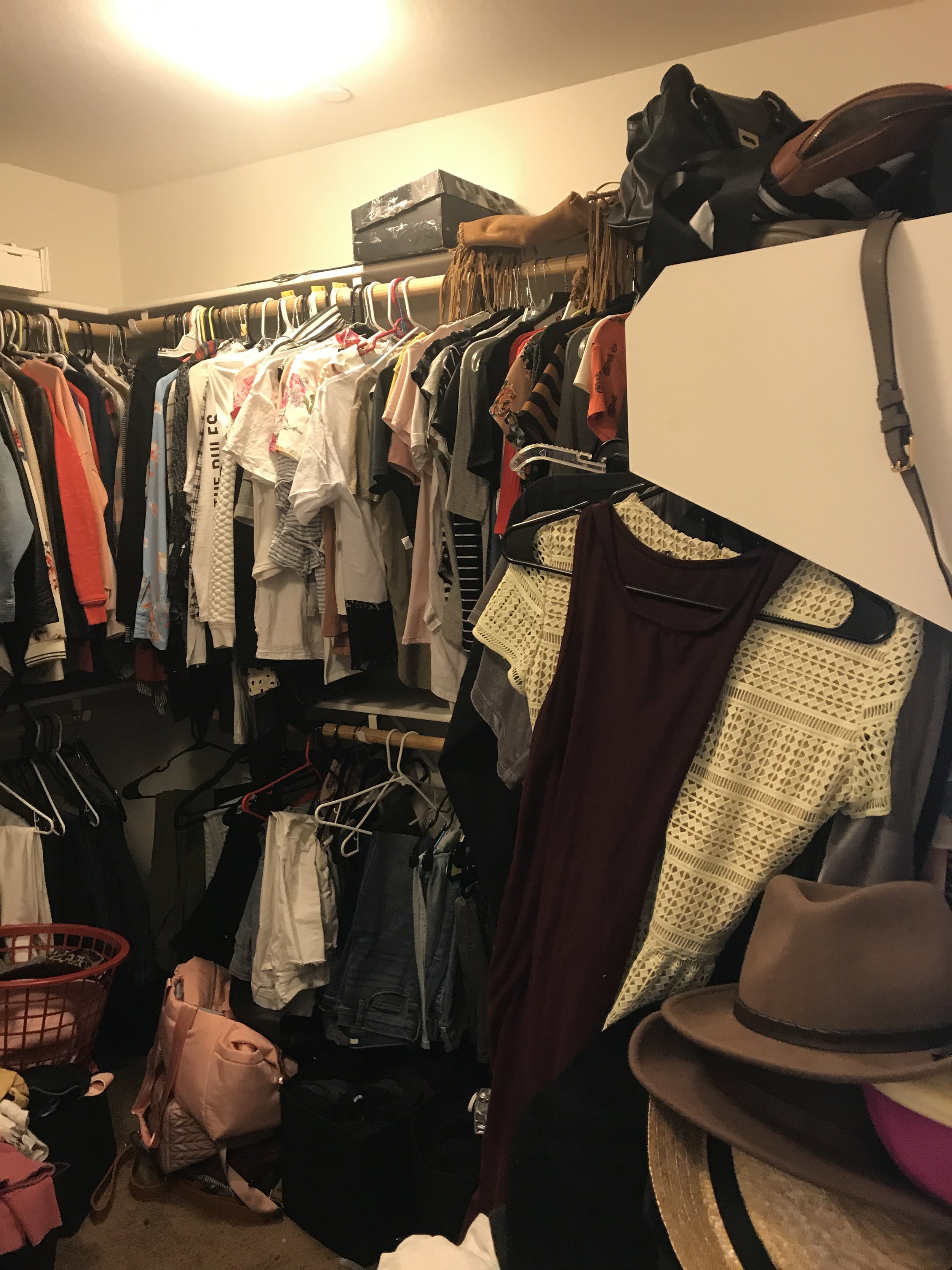 Closet Makeover by Las Vegas fashion bloggers Life of a Sister