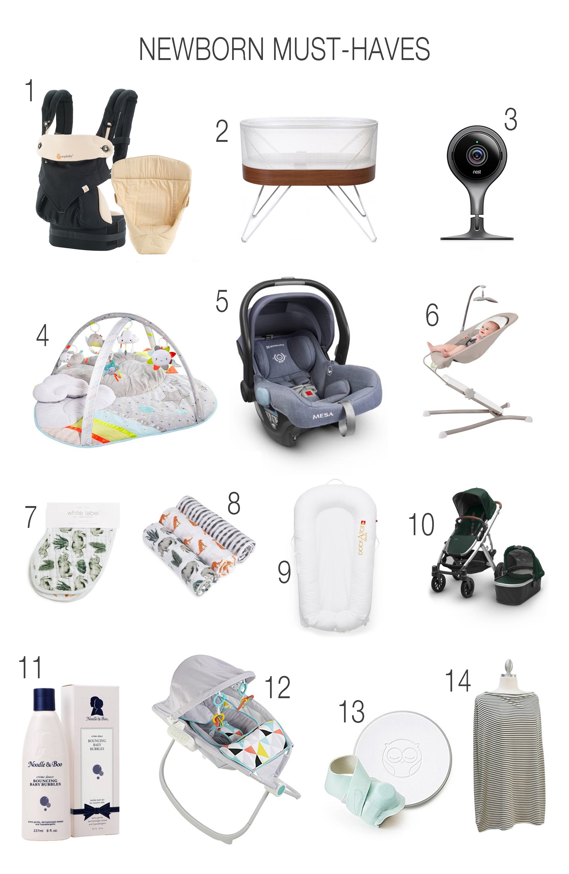 14 Newborn Must Haves by Las Vegas mom bloggers Life of a Sister