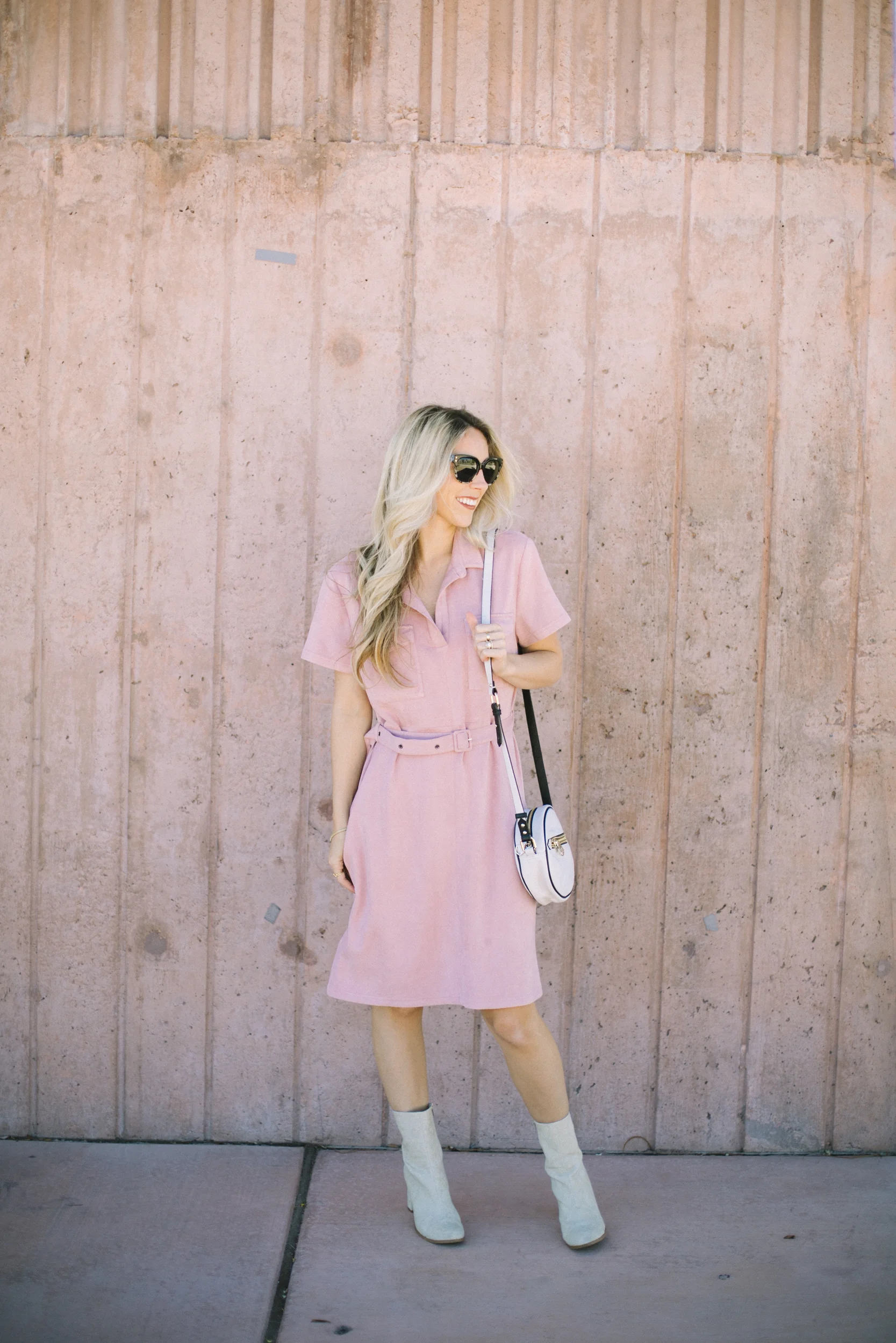 Pink Midi Dress