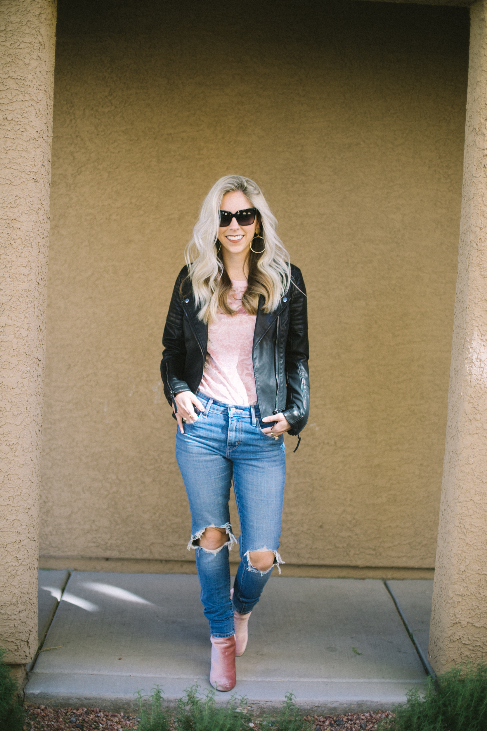 Best Leather Jackets under $100 by Las Vegas fashion blogger Life of A Sister