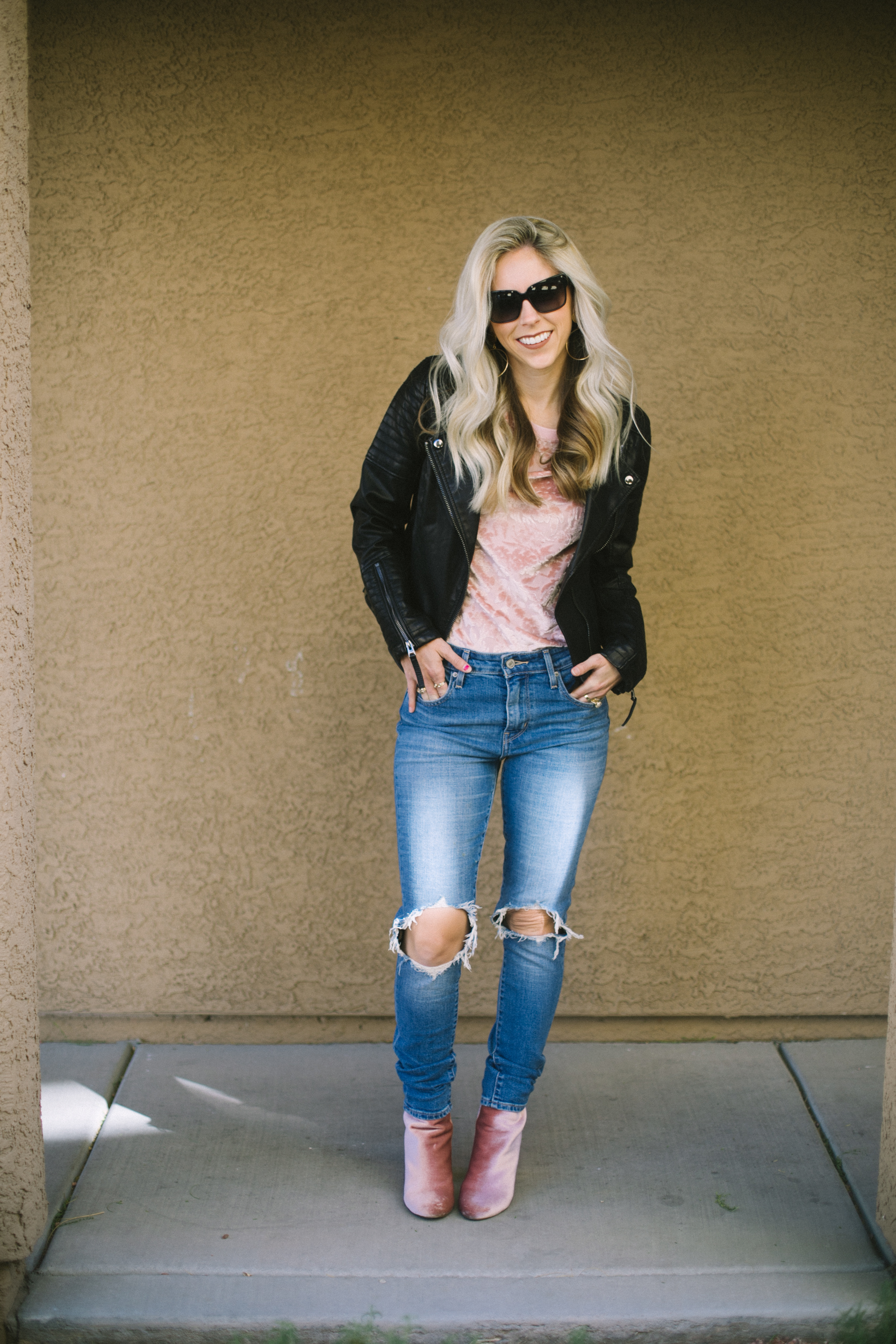 Best Leather Jackets under $100 by Las Vegas fashion blogger Life of A Sister