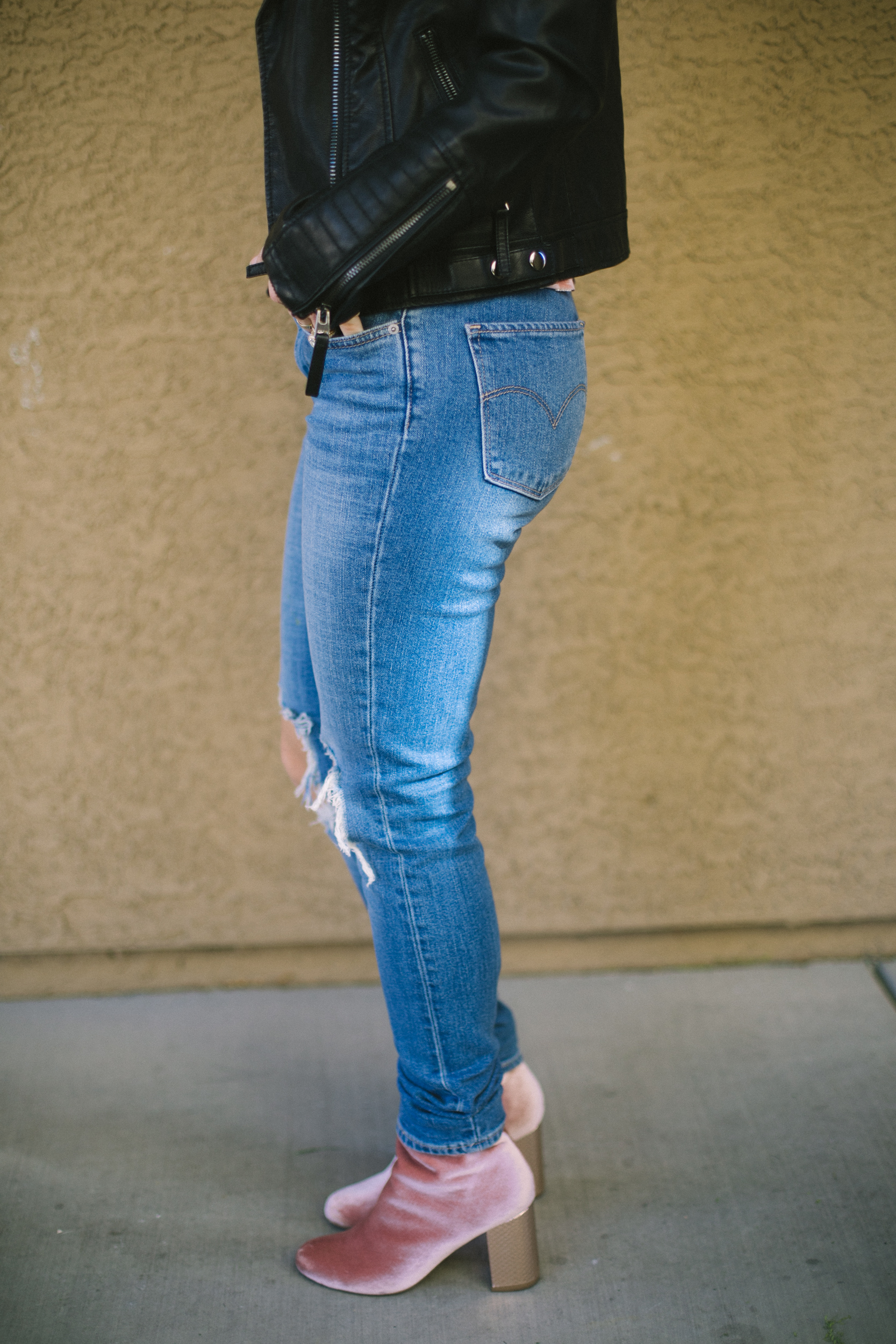 Best Leather Jackets under $100 by Las Vegas fashion blogger Life of A Sister