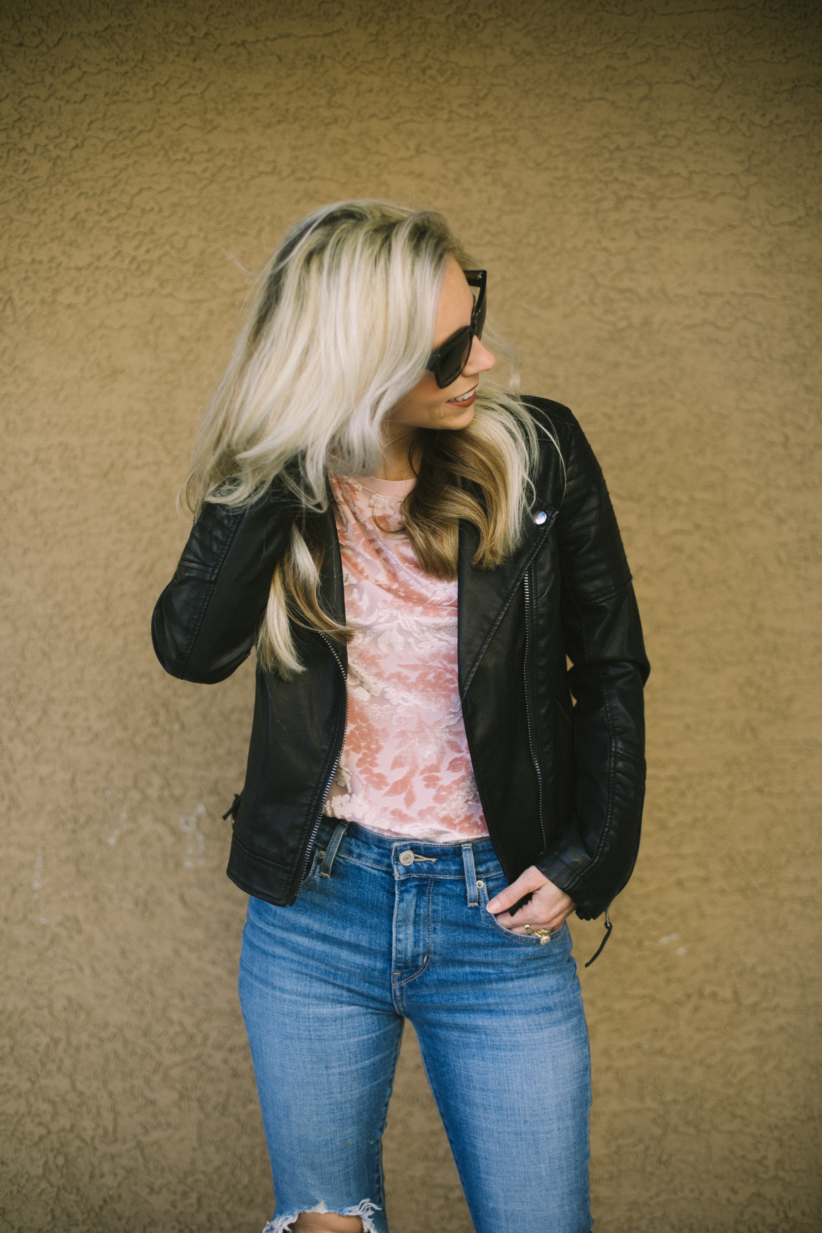 Best Leather Jackets under $100 by Las Vegas fashion blogger Life of A Sister