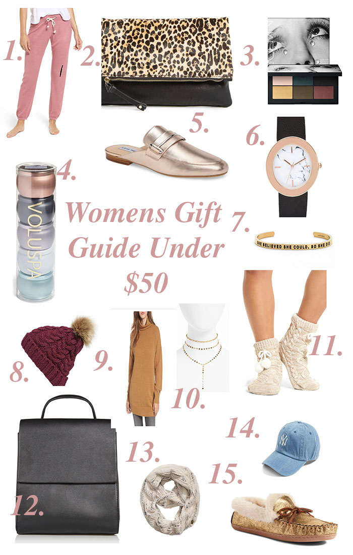 Women's Holiday Gift Guide Under $50 by Las Vegas fashion blogger Life of a Sister