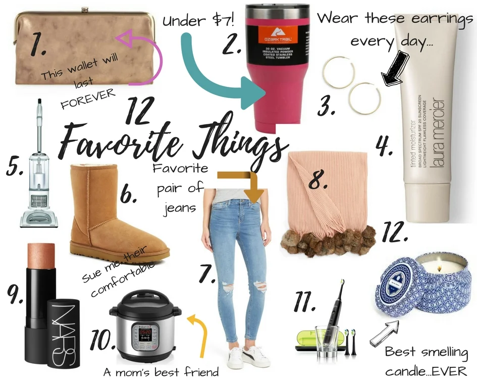 My 12 Favorite Things...Right Now!