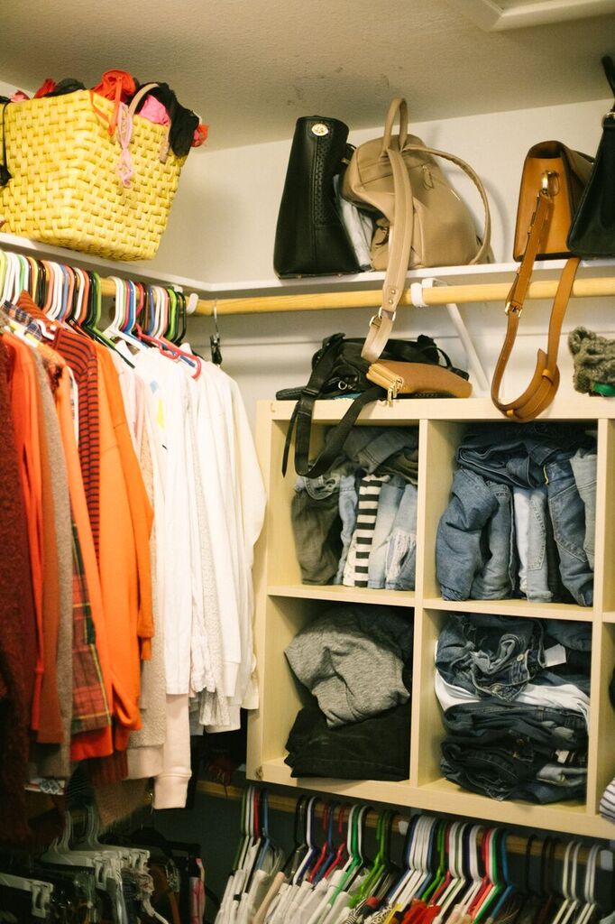 Organization Tips: How to Maximize your Closet featured by popular Las Vegas fashion bloggers, Life of a Sister