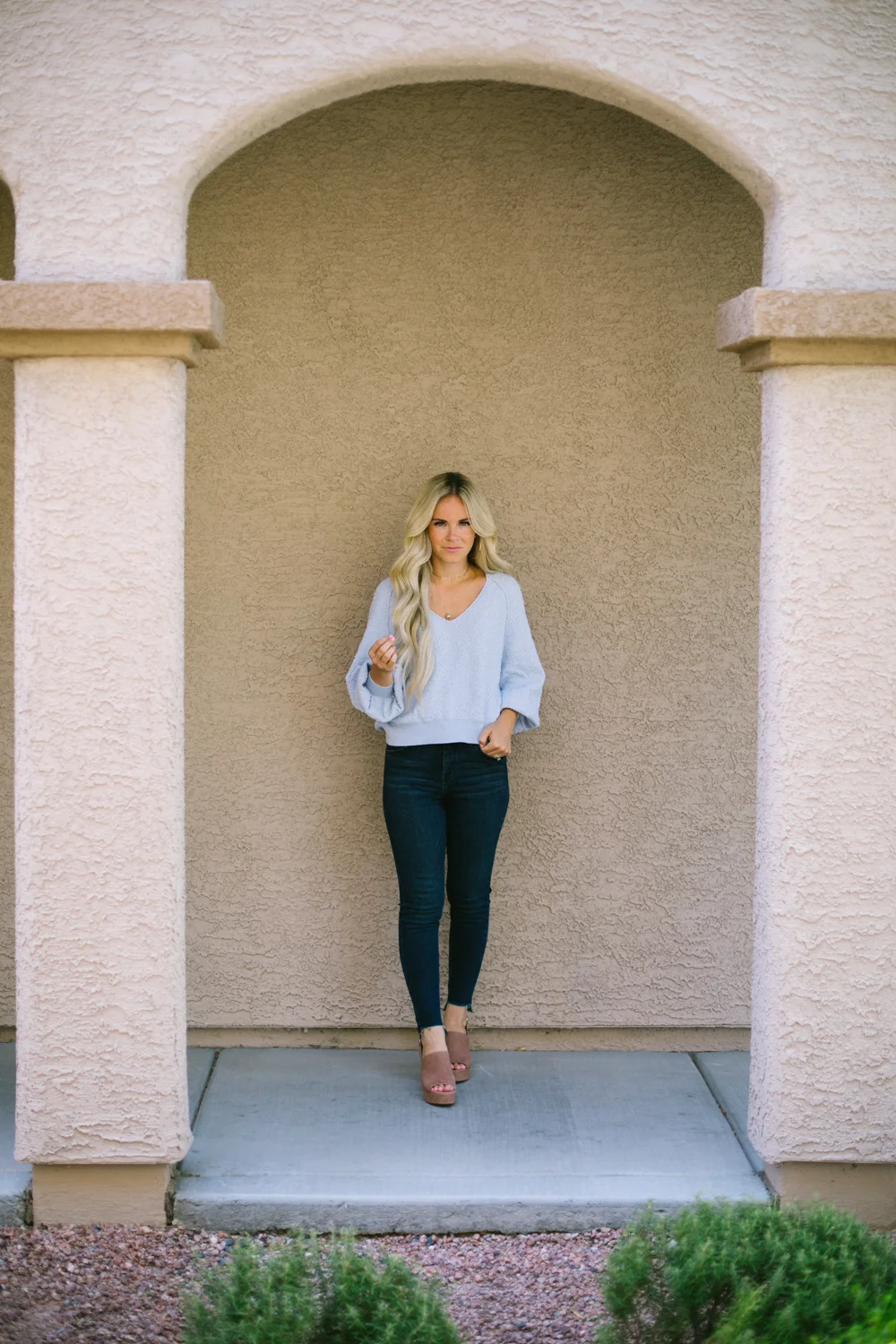 Casual Summer to Fall Outfit featured by popular Las Vegas life and style bloggers, Life of a Sister