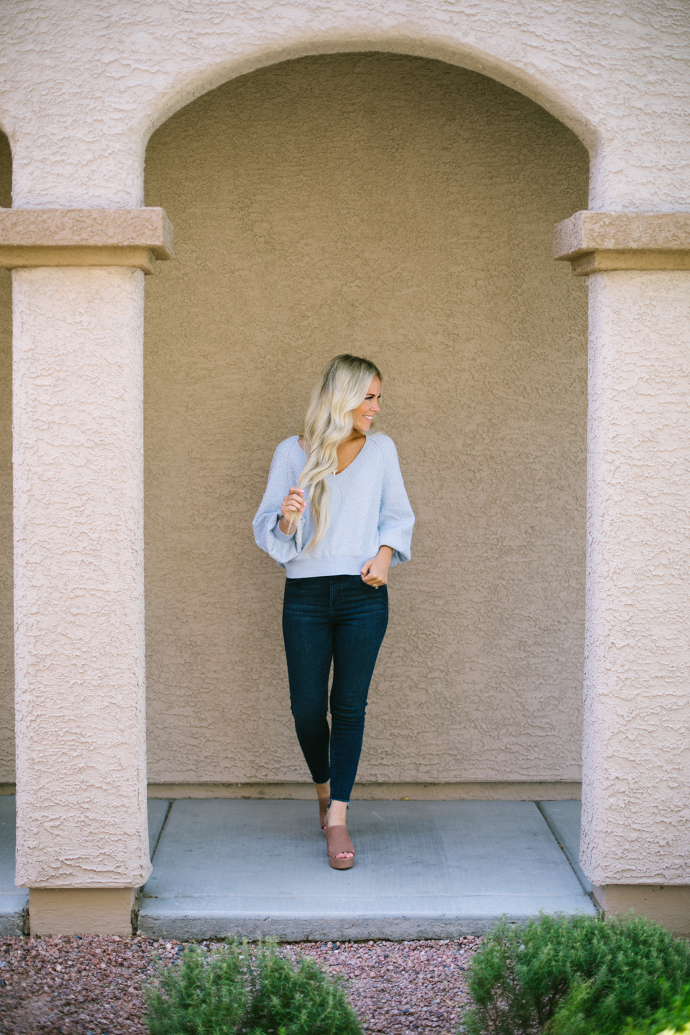 Casual Summer to Fall Outfit featured by popular Las Vegas life and style bloggers, Life of a Sister