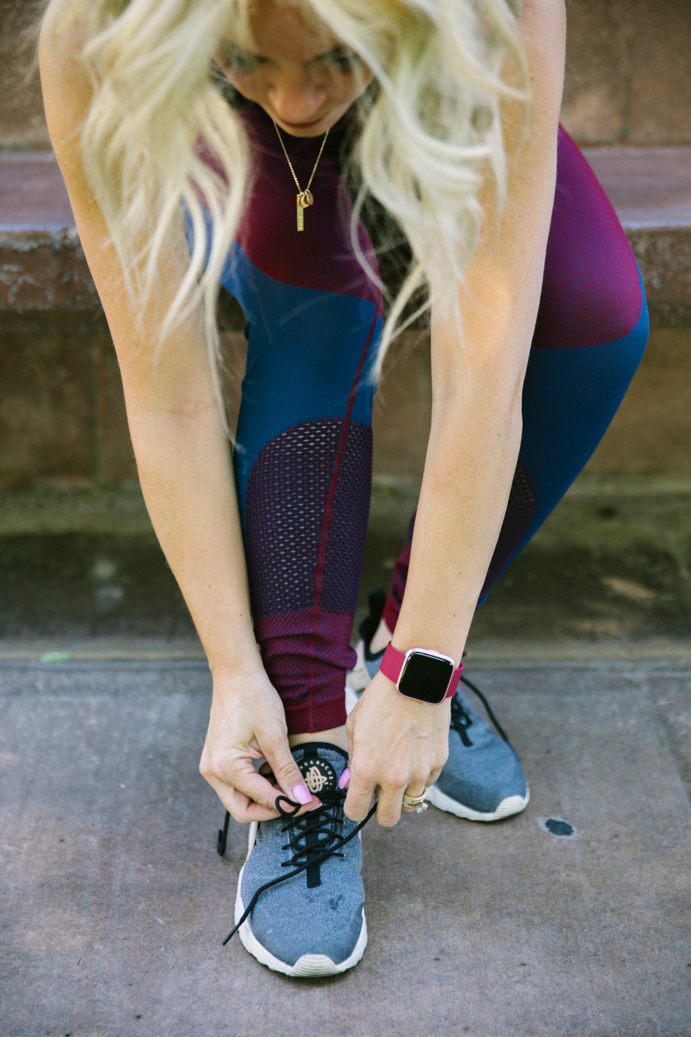 fitbit versa ruby red and rose gold