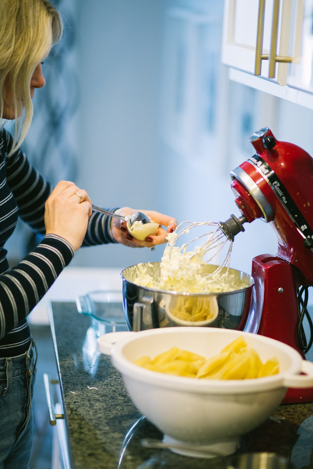 Best stuffed shells recipe featured by top US lifestyle blog, Life of a Sister