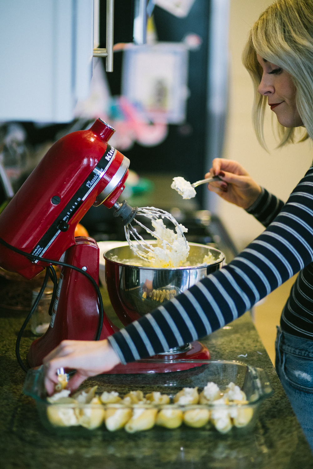 Best stuffed shells recipe featured by top US lifestyle blog, Life of a Sister