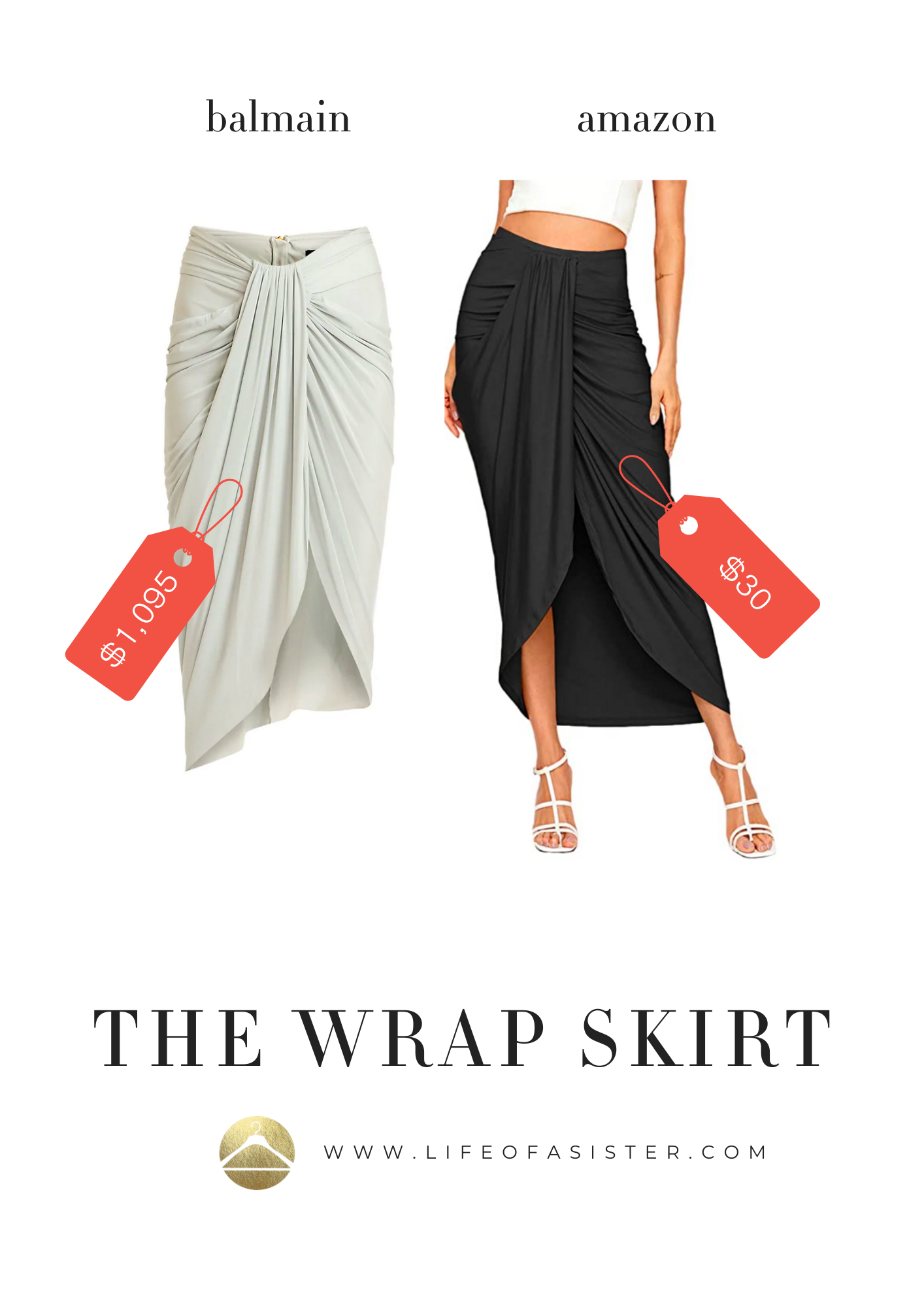 Spring Runway Trend Amazon Dupes featured by top Las Vegas fashion blogger, Life of a Sister