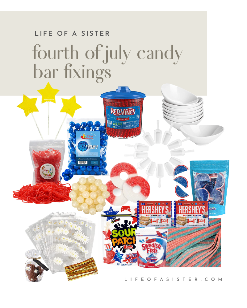 Fourth of July Candy Bar Essentials