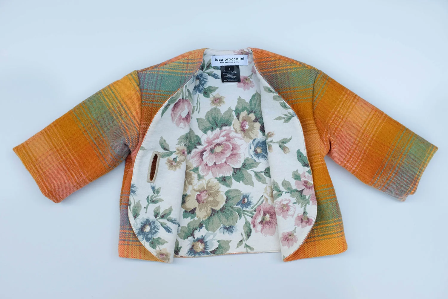 Kids winter jacket in vintage wool by luca broccolini.jpg