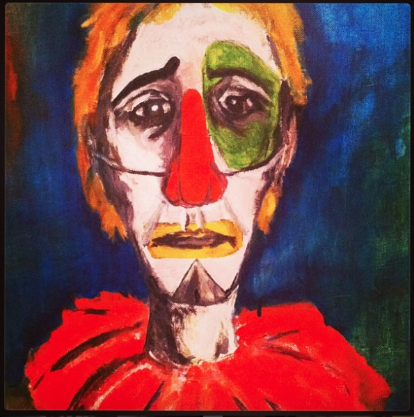 "Clown" 2015 Acrylic on Canvas