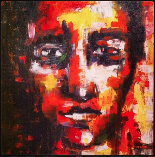 "She Me" 2015 Acrylic on Canvas.