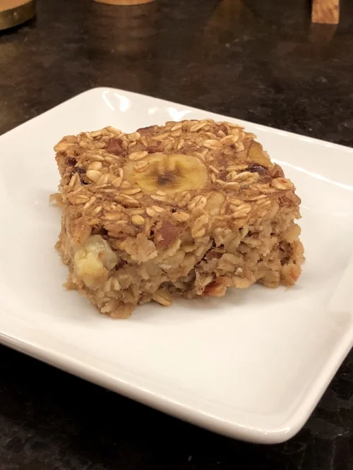 Vegan Baked Oatmeal with Pecans and Dried Cherries — Simple. Honest