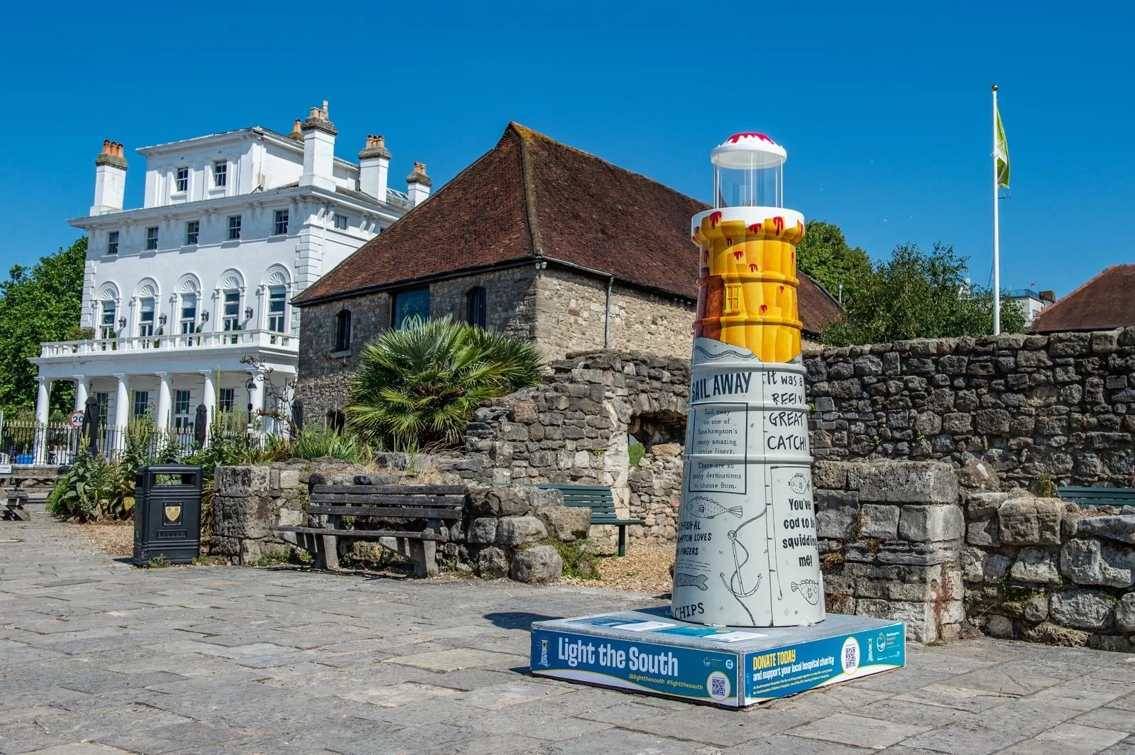 Light the South Southhampton 2024: 'Chip Chip Hooray!' Photo credit: Craig Hobbs