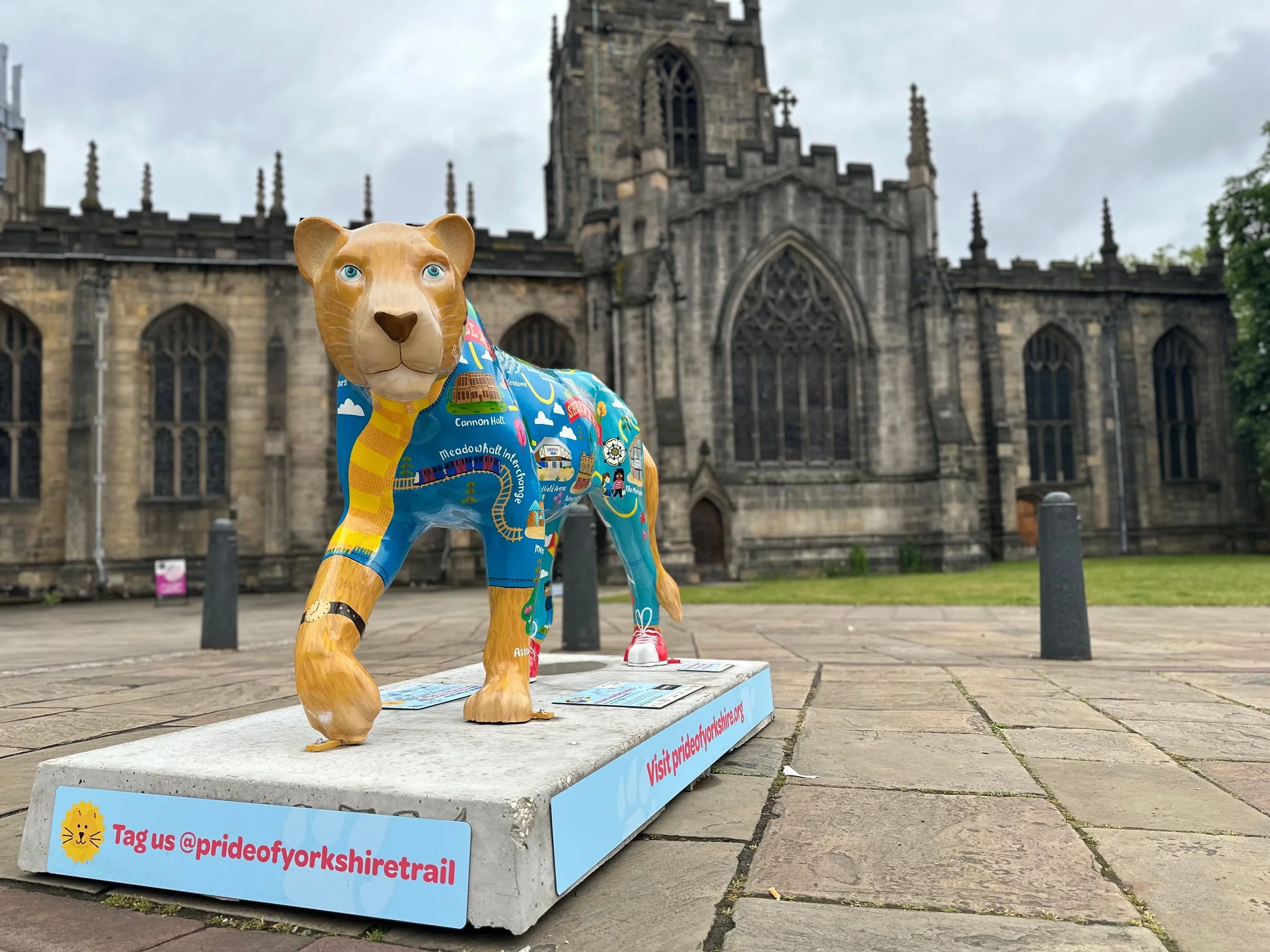 Pride of Yorkshire 2026: 'Feline Adventurous' Photo Credit: Sheffield Cathedral