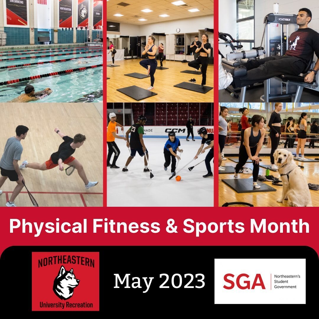 Happy Physical Fitness &amp; Sports Month from @nucampusrec and @northeasternsga!!! 🐾

Learn more about @nucampusrec Facilties, Programming, as well as 3 reasons why students should fit physical activity into their lives and more information about @
