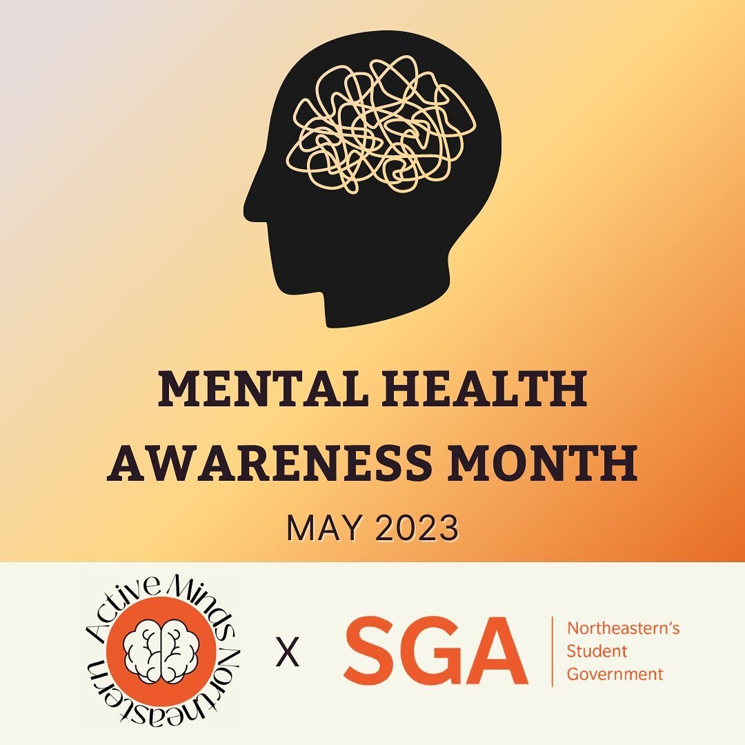 It&rsquo;s Mental Health Awareness Month!

Swipe to learn more about its history, resources at Northeastern, and Active Minds!
