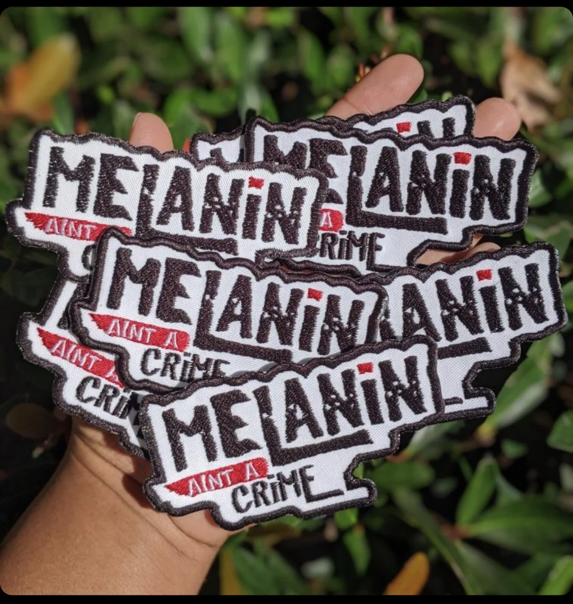 Melanin Ain't A Crime Patch