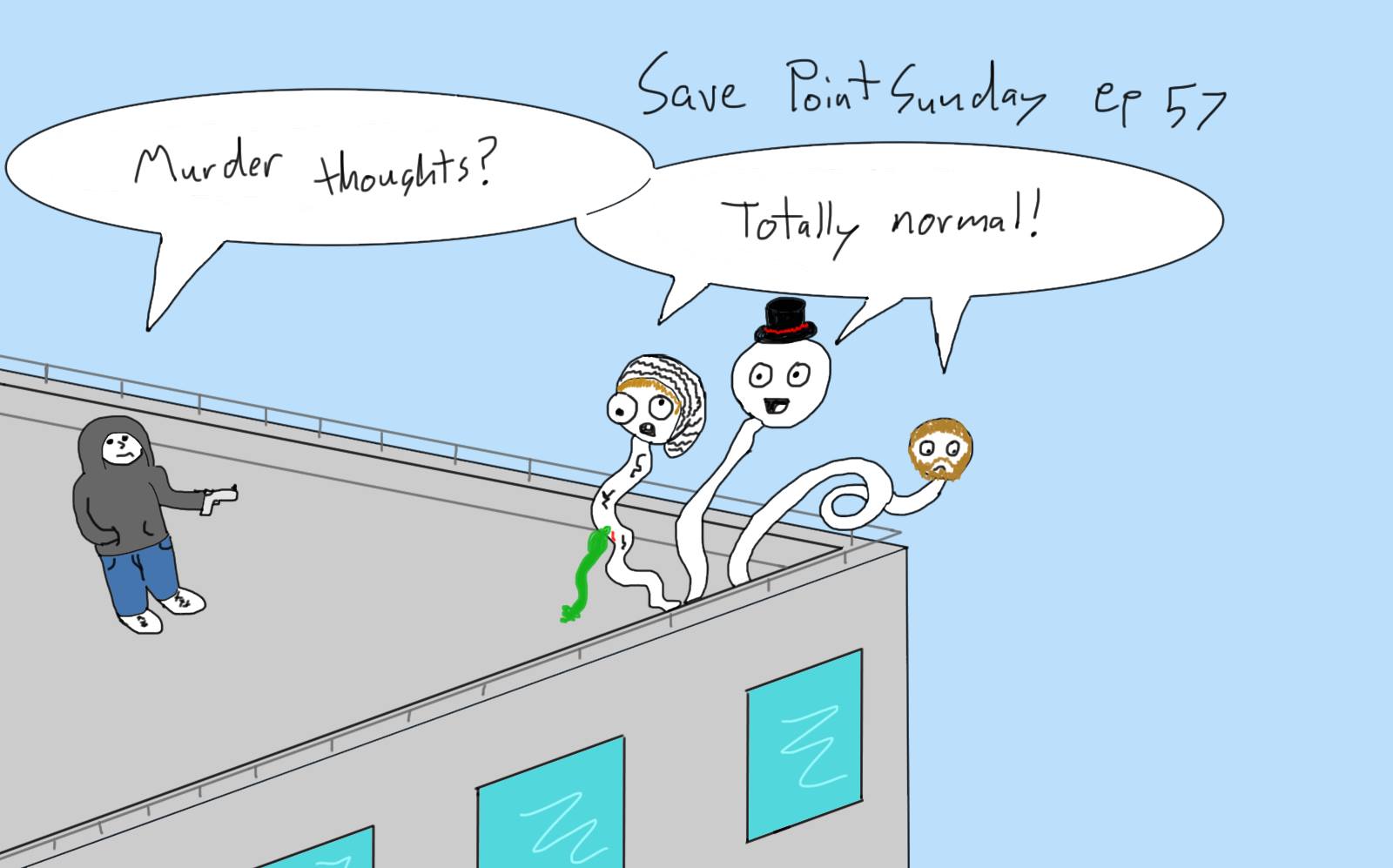 StarF has a secret to tell! What could it be? Well whatever it is we know it to be true that it's going to be 87% important in Staples' world! But before we get to that we have to discuss the usual fare, you know, stuff like tattoos, birds, geese, protesting, and pizza sliders! It's impossible that whatever could be lurking just around the corner could possibly be a disappointment! No, it's always at least 87% fun to listen to a new episode of Save Point Sunday! GOLFCART: - To find DJ RoboRob's music - To find K-Dawg's music - Save Point Sunday on Facebook - Save Point Sunday on Tumblr - WBC Nonsense
