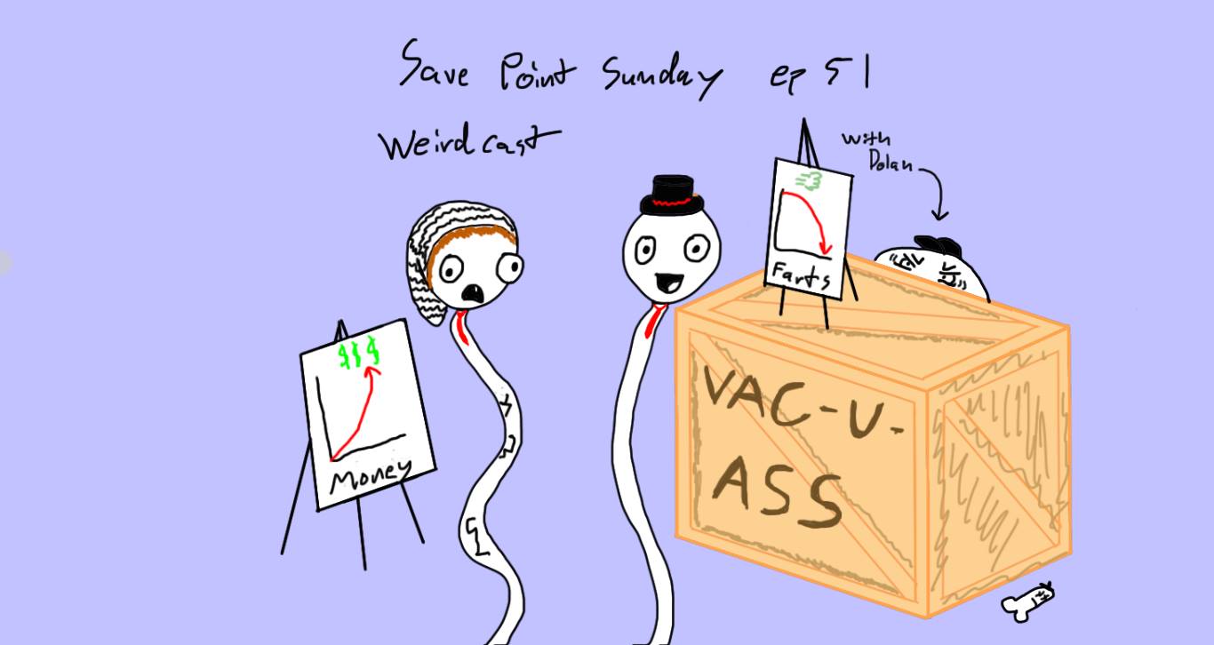 StarF has a secret to tell! What could it be? Well whatever it is we know it to be true that it's going to be 87% important in Staples' world! But before we get to that we have to discuss the usual fare, you know, stuff like tattoos, birds, geese, protesting, and pizza sliders! It's impossible that whatever could be lurking just around the corner could possibly be a disappointment! No, it's always at least 87% fun to listen to a new episode of Save Point Sunday! GOLFCART: - To find DJ RoboRob's music - To find K-Dawg's music - Save Point Sunday on Facebook - Save Point Sunday on Tumblr - WBC Nonsense
