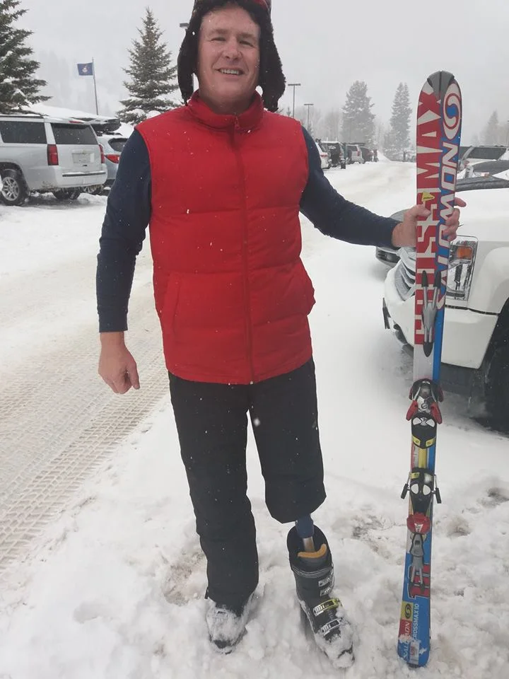Seven months after amputation, I am on the ski hill