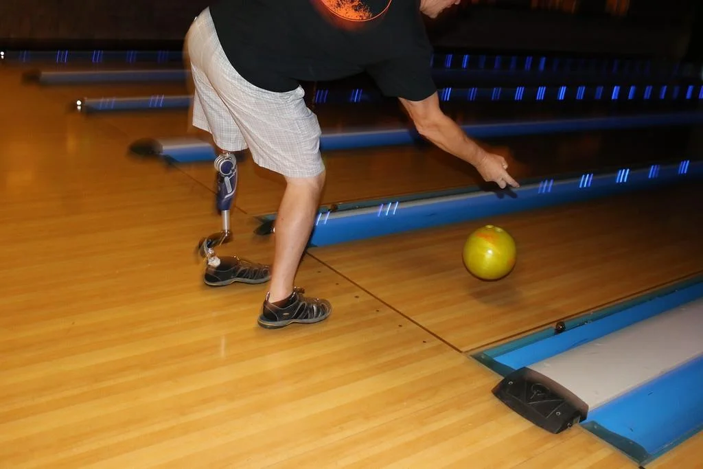 Who says I can't still bowl with my amputation.