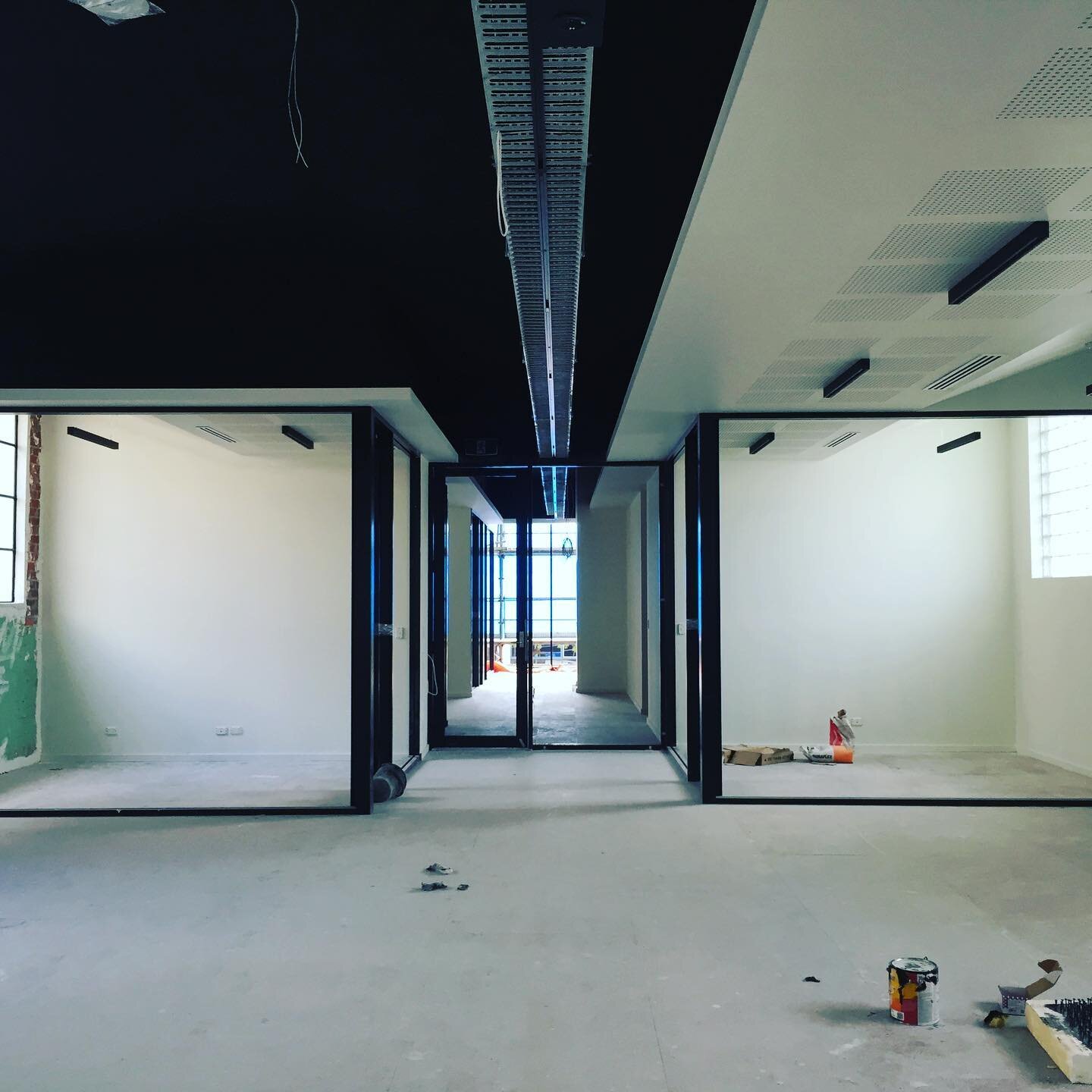 Boutique office space taking shape..watch this space...#corporatedesign#officedesigns #warehouseoffice