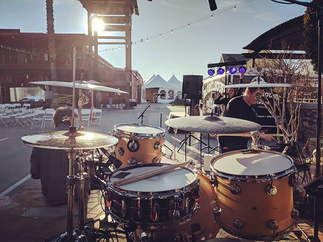 Not a bad view in wine country @tobinjamescellars

Last night and tonight with @rickymontijo and @robbomusic 
#dwdrums 
#ludwig 
#muratdirilcymbals