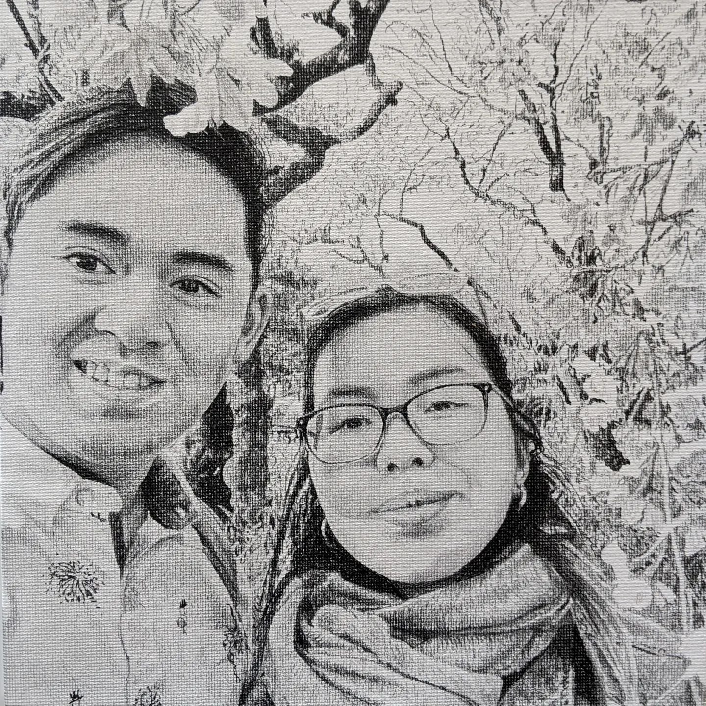 I don't have a single favorite piece from this series. I would say there is a 4-way tie out of the 14. This is one of them. I had a good feeling about it before I started drawing it. Really good energy from it as well, so I figured it's a good choice