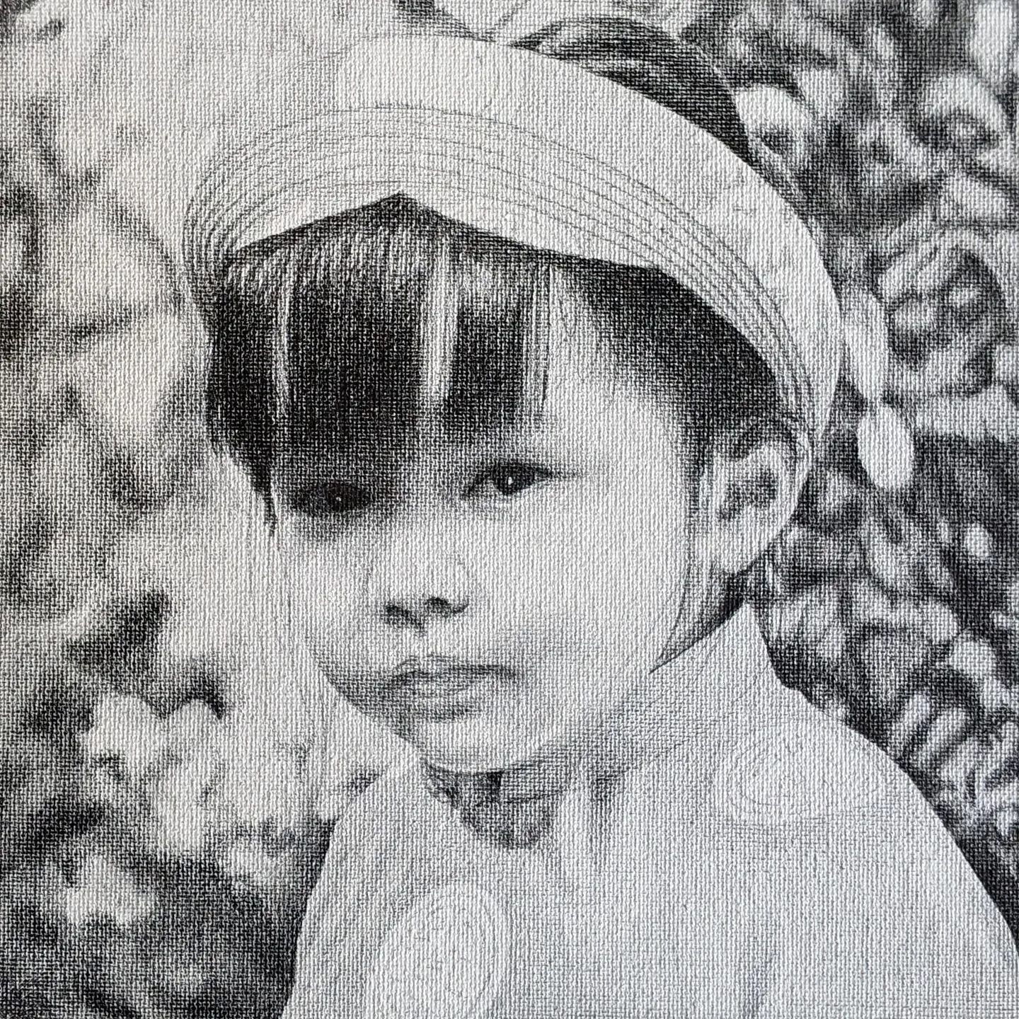 I rarely name my work, but to keep track of the different pieces in this series, I would give them all a temporary name that's easy to remember. The first one I posted with the bridge in the background is "bridge", the one at a concert is &