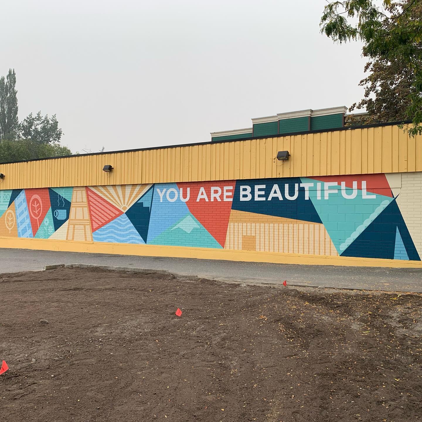 I was happy to be asked to take part in this mural project for the Eric Woodward Foundation and even more thrilled to see that the crew at A-star Artists did such a great job of making my design look awesome. Come by Fort Langley for a visit and have